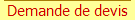Demande de devis